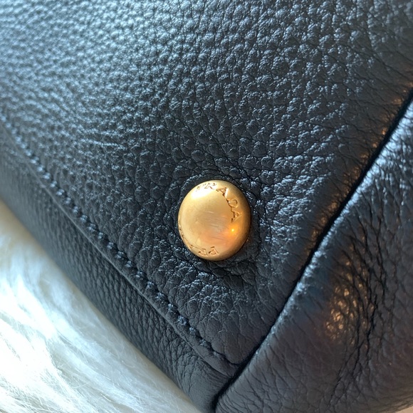 PRADA VITELLO PHENIX 1BG044 Black - Picture 5 of 10